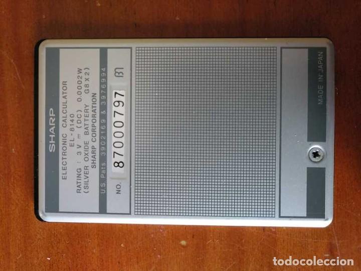 Segunda mano: NO FUNCIONA - CALCULADORA SHARP EL-8140 ELECTRONIC CALCULATOR EL8140 - Foto 35