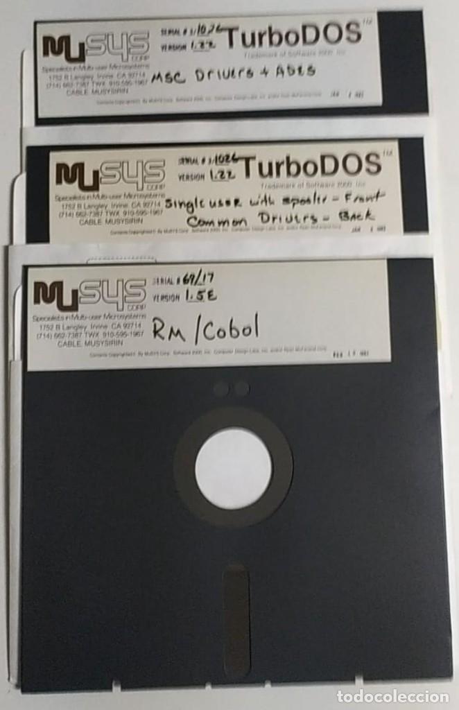 Segunda mano: 9 diskettes de 8 pulgadas con software original (Digital Research, Dataflex y RM Musys) - Foto 4