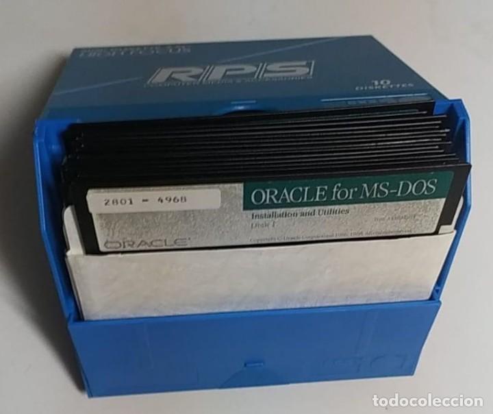 Segunda mano: Software original Oracle para MS-DOS (17 diskettes de 5,25 pulgadas) y caja de pl&aacute;stico - Foto 4