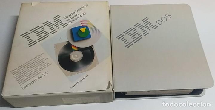 Segunda mano: IBM Sistema Operativo en Disco (DOS) Versi&oacute;n 4.00. Software original con documentaci&oacute;n original - Foto 3