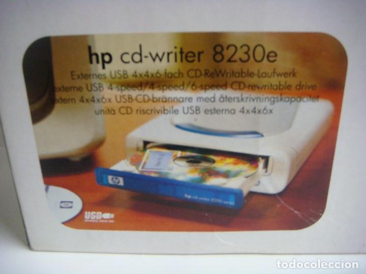 Segunda mano: Hewlett Packard c4505 a 8230e External 4 x 4 x 6 USB CD-Writer-(&) - Foto 2