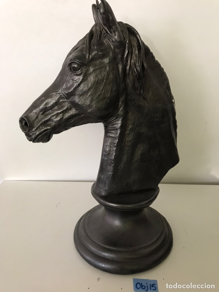 Segunda mano: BUSTO DE CABALLO ESCAYOLA - Foto 4