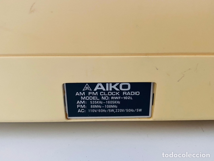 Segunda mano: Aiko Electronic Clock Radio Vintage - Foto 13