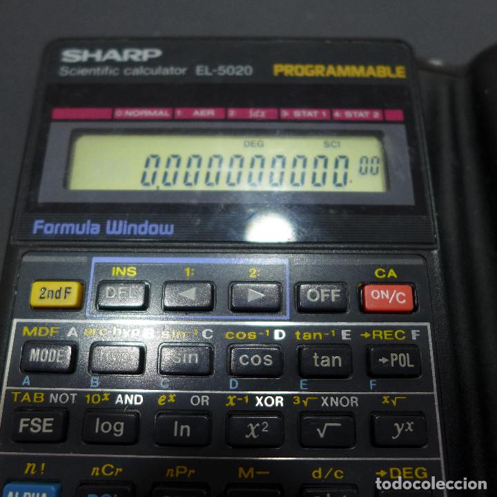 Segunda mano: CALCULADORA SHARP EL-5020 - Foto 4