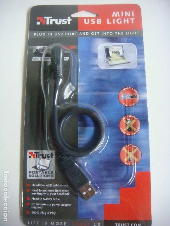 Segunda mano: PARA EL ORDENADOR LUZ MINI U.S.B. DE LA MARCA TRUST - Foto 1