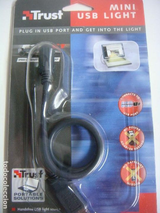 Segunda mano: PARA EL ORDENADOR LUZ MINI U.S.B. DE LA MARCA TRUST - Foto 2