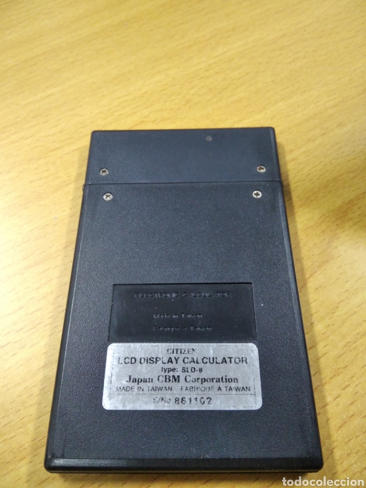 Segunda mano: Calculadora Citizen SLD-8 - Foto 3