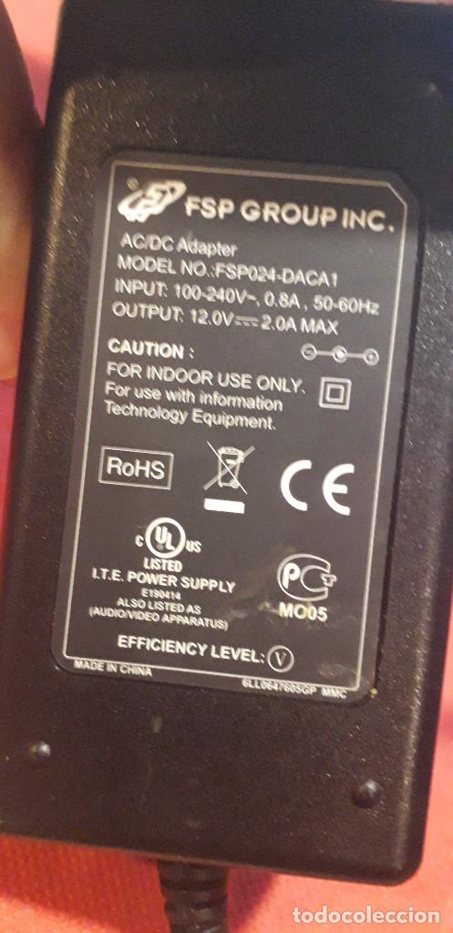 Segunda mano: 03-00155 -transformador FSP GROUP-12 volt- 2 Amp- INTERRUPTOR EN CABLE - Foto 2