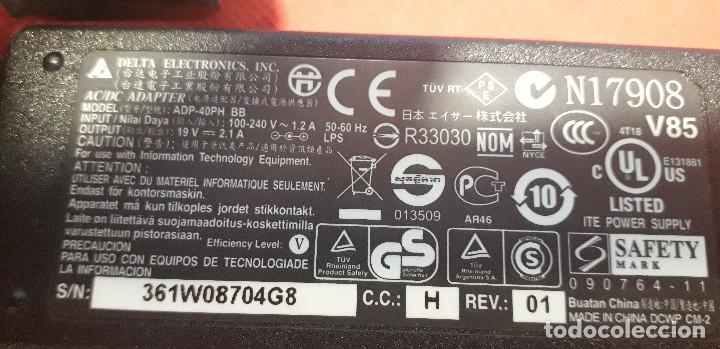 Segunda mano: 03-00161 -transformador DELTA ELECTRONICS-19 volt- 2.1 Amp- - Foto 2