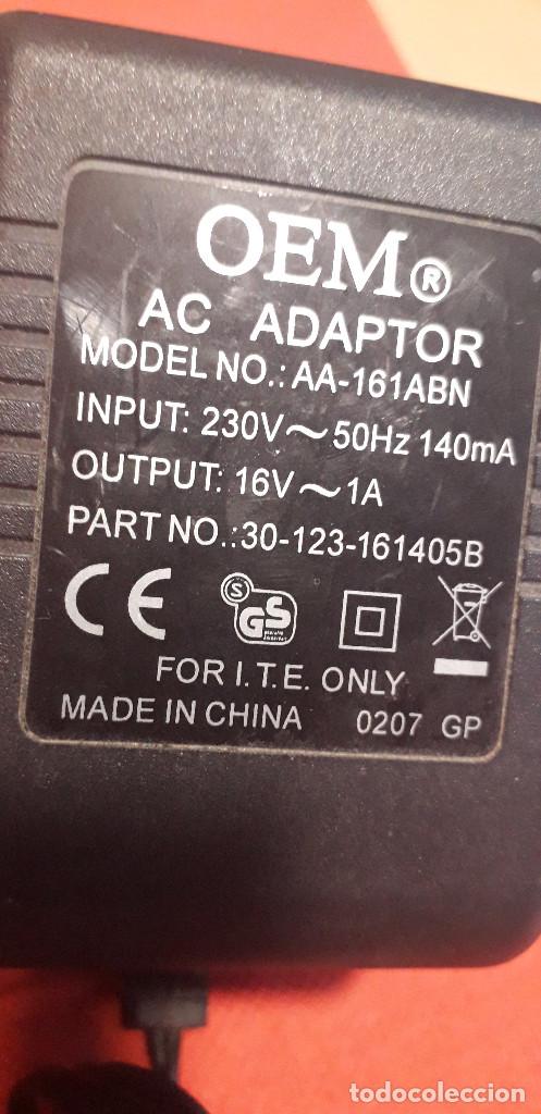 Segunda mano: 03-00169 -transformador OEM-16 volt- 1 Amp- - Foto 2