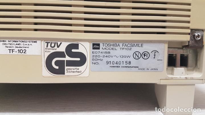 Segunda mano: FAX TOSHIBA TR 102 - Foto 5
