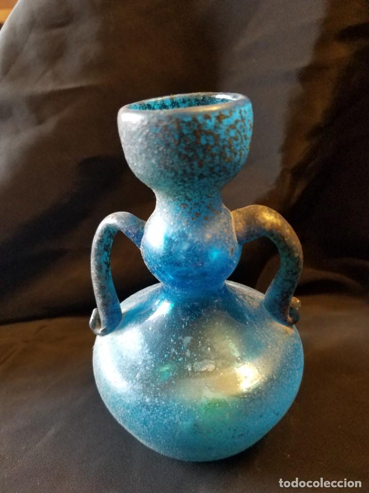 Segunda mano: JARRITA VIDRIO ROMANA AZUL - Foto 1