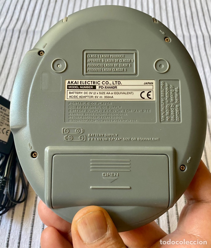 Segunda mano: COMPAC DISC AKAI PD-X4440R CD PLAYERS PORTABLE. - Foto 8