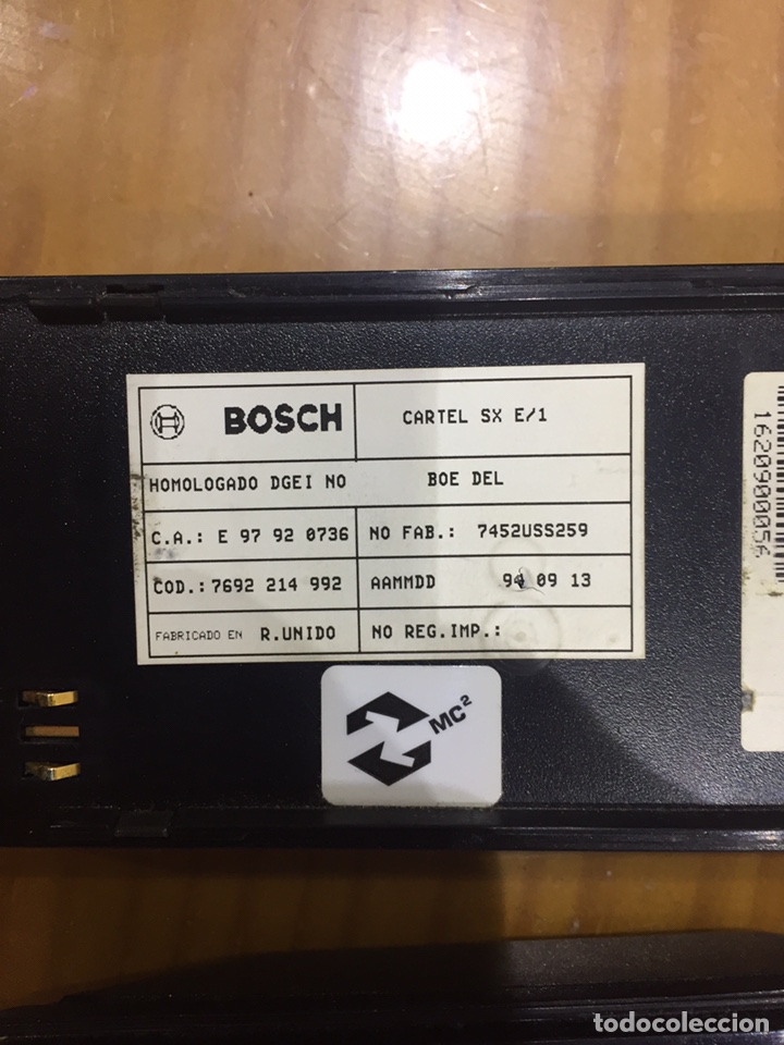 Segunda mano: Tel&eacute;fono cartel sx Bosch - Foto 5