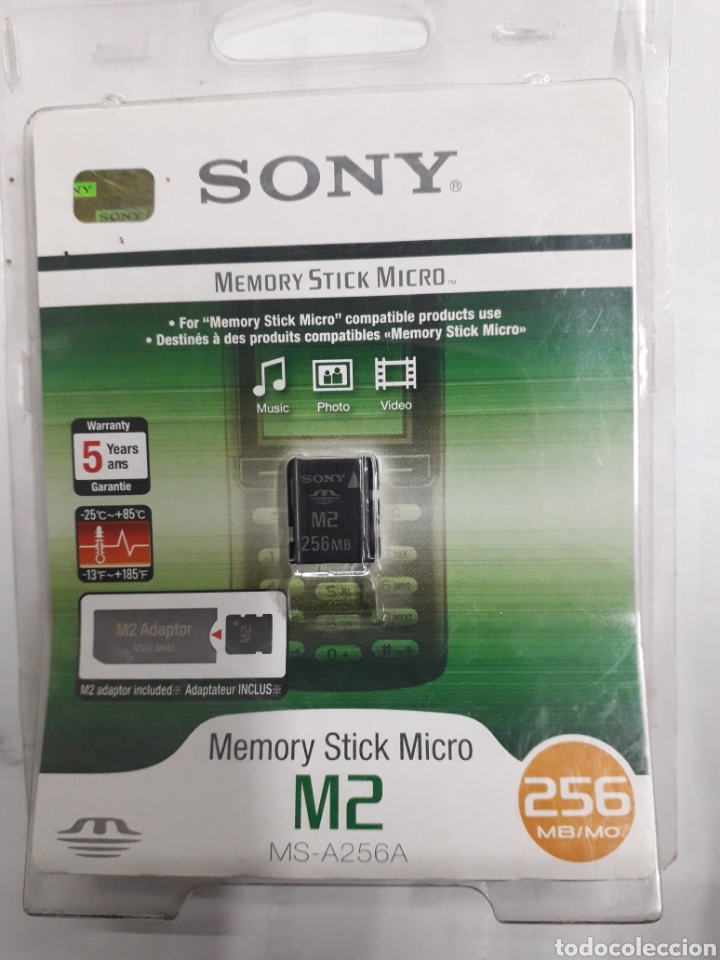 Segunda mano: Memory Stick Micro. 256 MB/ MO - Foto 1