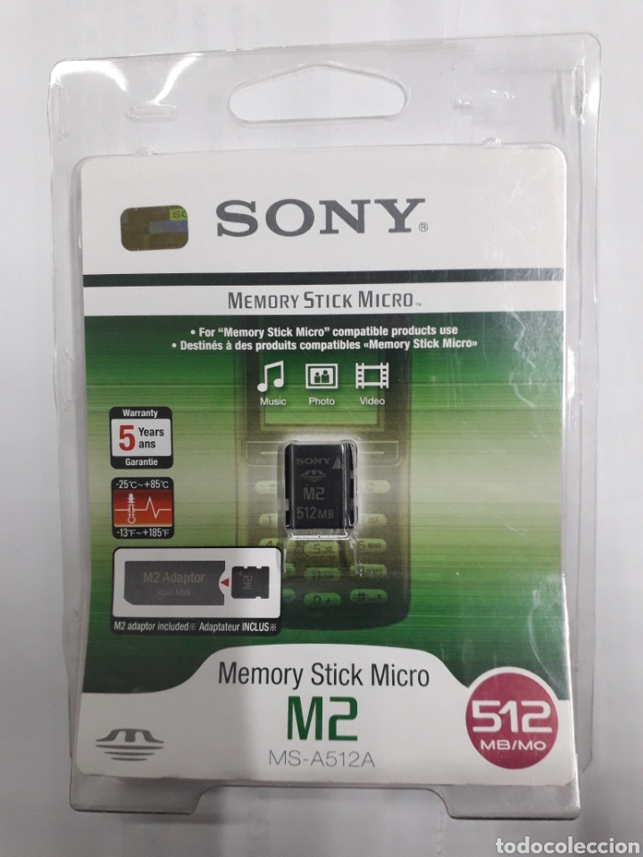 Segunda mano: Memory Stick Micro. 512 MB/MO - Foto 1