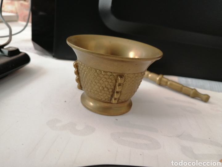 Segunda mano: Peque&ntilde;o Mortero /almirez de bronce - Foto 2
