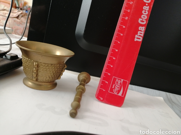 Segunda mano: Peque&ntilde;o Mortero /almirez de bronce - Foto 5