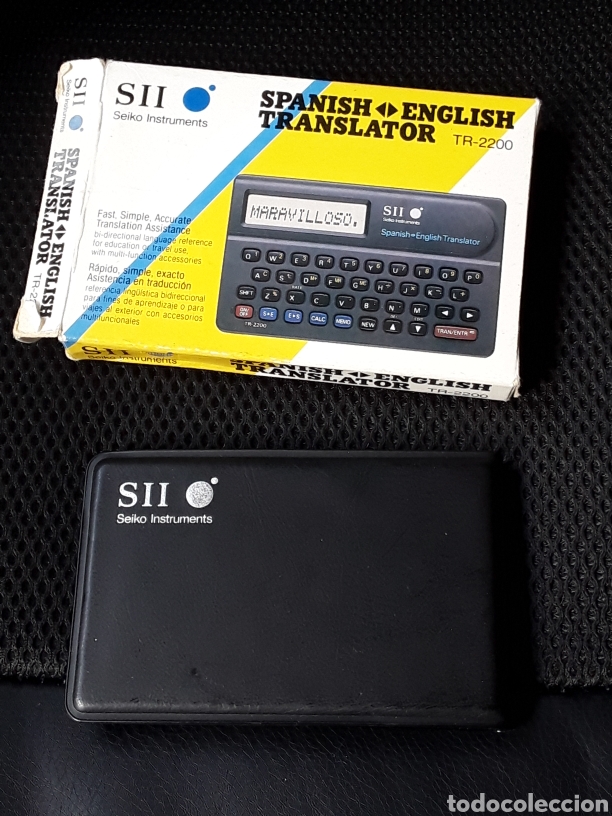 Segunda mano: TRADUCTOR ESPA&Ntilde;OL- INGLES Y CALCULADORA SEIKO TR-2200 - Foto 3