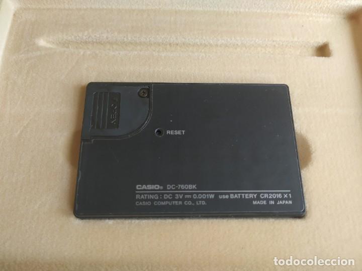 Segunda mano: Calculadora de bolsillo Casio Data-Cal DC-760. - Foto 3