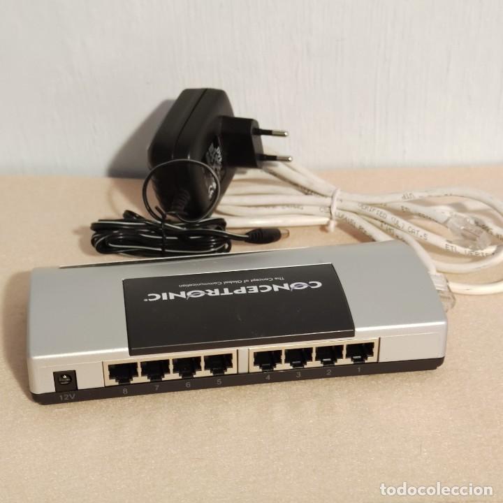 Segunda mano: CONCEPTRONIC C07-020 Fast Ethernet Switch 8-port 10/100 Mbps - Foto 2