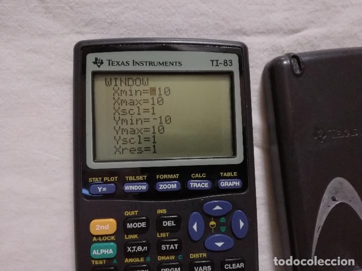 Segunda mano: CALCULADORA GRAFICA TEXAS INSTRUMENTS TI-83 (FUNCIONANDO) - Foto 3