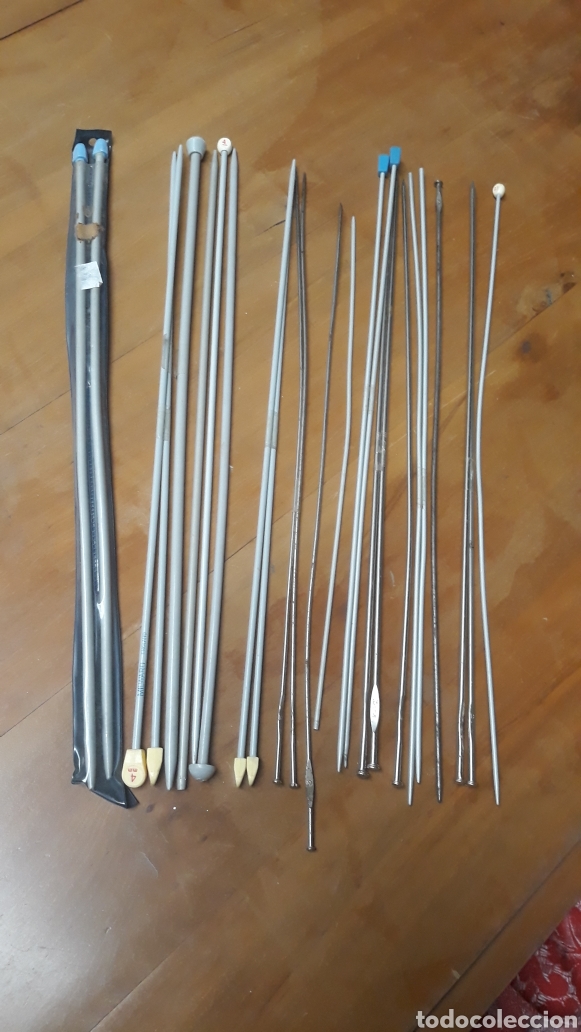 Segunda mano: Agujas para punto. - Foto 1