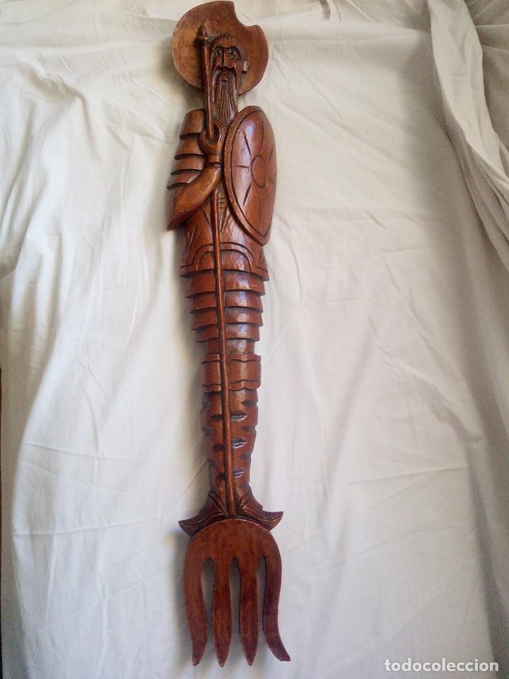 Segunda mano: TENEDOR MADERA GRANDE - Foto 1