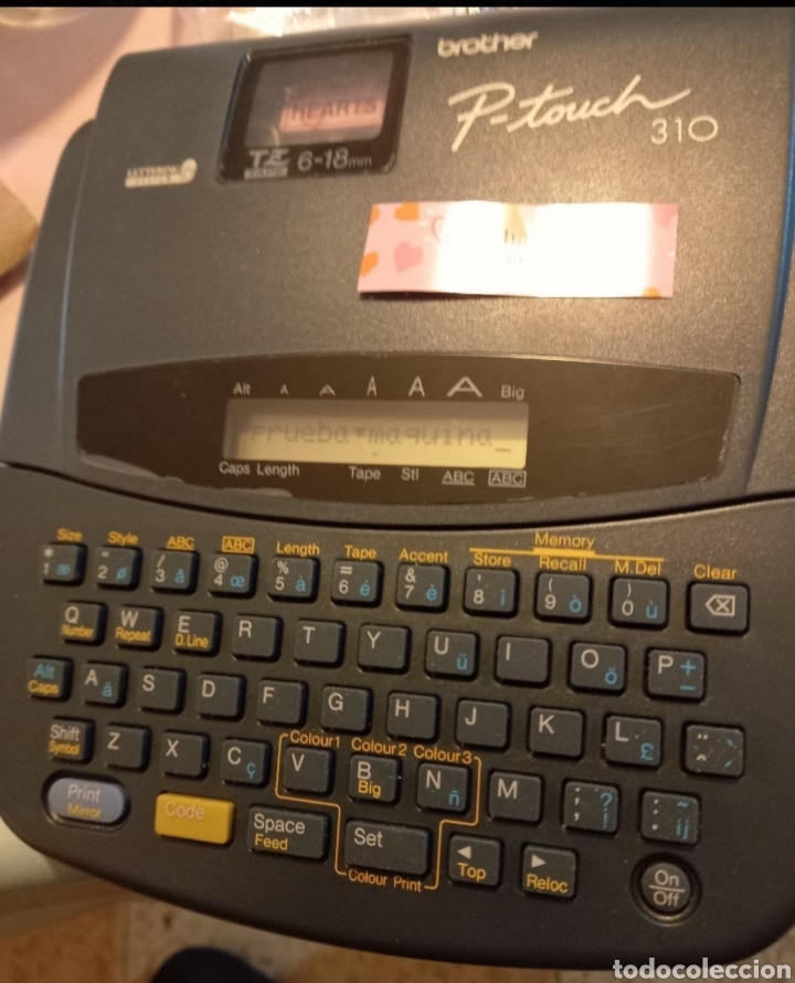Segunda mano: Brother P touch 310 rotuladora con banda autoadhesiva. - Foto 2