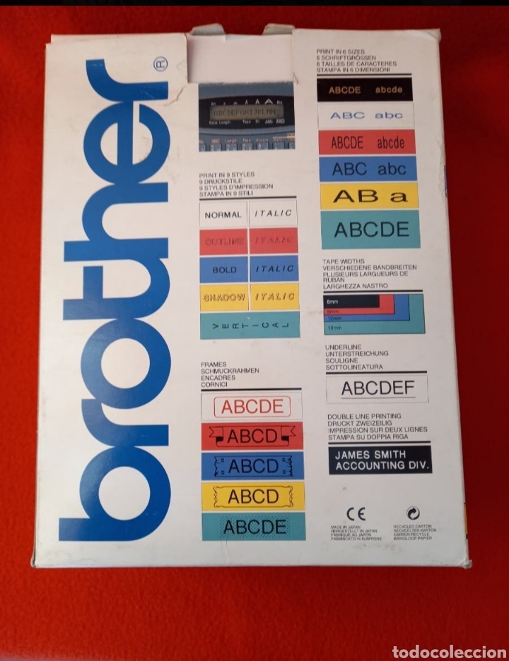 Segunda mano: Brother P touch 310 rotuladora con banda autoadhesiva. - Foto 8