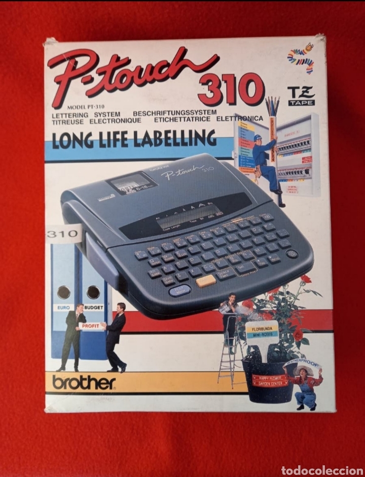 Segunda mano: Brother P touch 310 rotuladora con banda autoadhesiva. - Foto 1