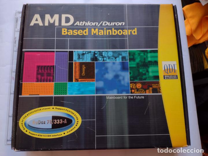 Segunda mano: CAJA VACIA TARJETA AMD ATHLON/DURON BASED MAINBOARD . EMPTY BOX - INFORMATICA VINTAGE - Foto 1