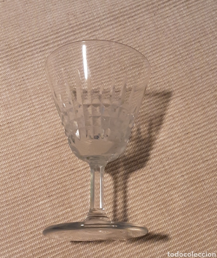 Segunda mano: Dos copas de co&ntilde;ac y dos copas de licor. Cristal tallado - Foto 5