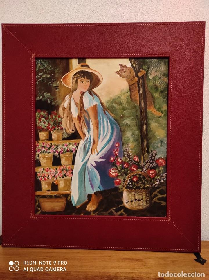 Segunda mano: Cuadros pintado ni&ntilde;os 56x64 - Foto 2
