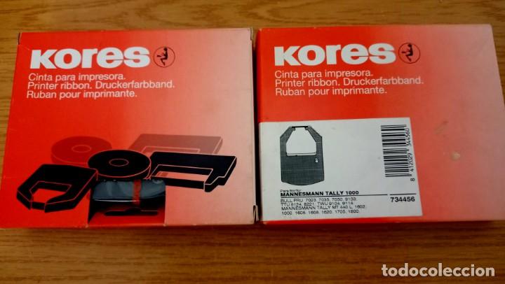 Zweite Hand: Kores 2 cartuchos tinta impresora bull mannesmann tally unica