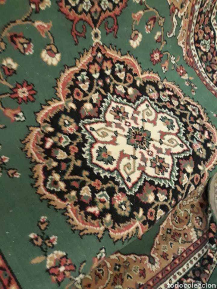 Segunda mano: Preciosa alfombra en tonos verdes - Foto 2