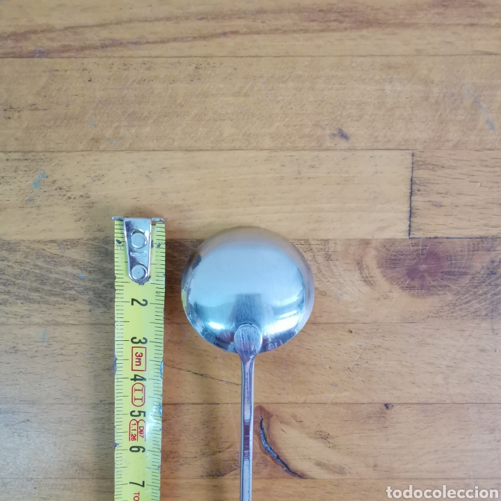 Segunda mano: Cuchara antigua con la punta de lat&oacute;n - bronce - Foto 4