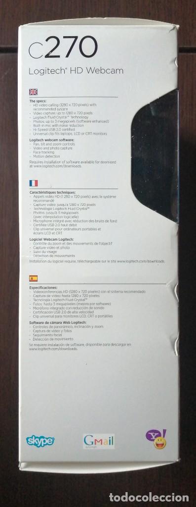 Segunda mano: CAMARA WEB LOGITECH C 270 - Foto 4