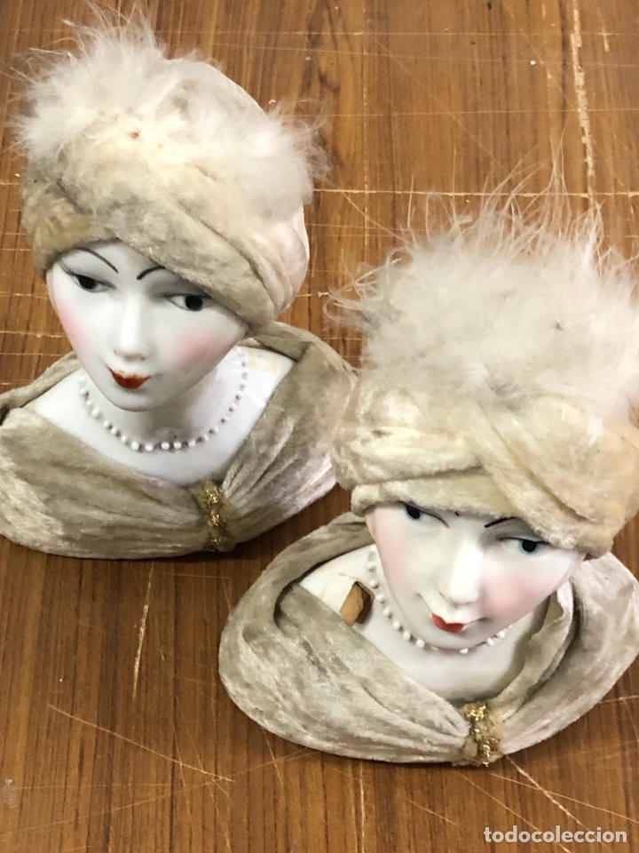 Segunda mano: PAREJA DE BUSTOS. CERAMICA MARCA INGL&Eacute;S., - Foto 5