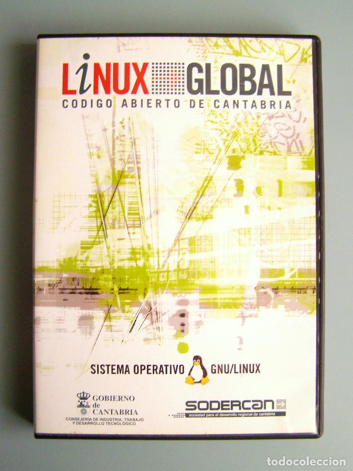 Segunda mano: CD LINUX GLOBAL GNU/LINUX - C&Oacute;DIGO ABIERTO DE CANTABRIA - 2004 - Foto 1