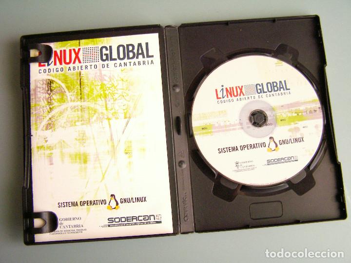 Segunda mano: CD LINUX GLOBAL GNU/LINUX - C&Oacute;DIGO ABIERTO DE CANTABRIA - 2004 - Foto 3