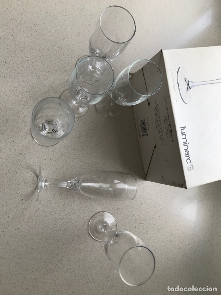 Segunda mano: 6 copas luminarc le champagne - Foto 2
