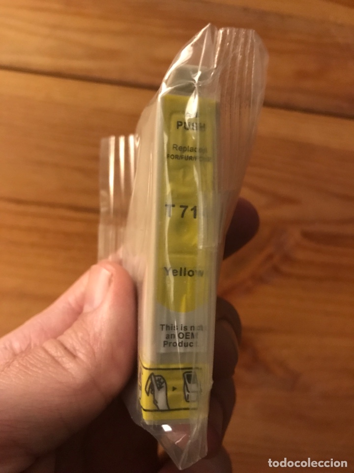 Segunda mano: Cartucho tinta compatible Epson (T714 - Amarillo) - Foto 1