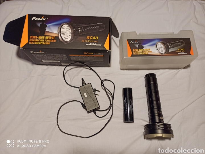 Segunda mano: Linterna Fenix RC 40 6000 Lumenes - Foto 1
