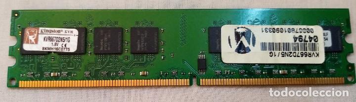Segunda mano: 1 GB DDR2 RAM Kingston - Foto 1