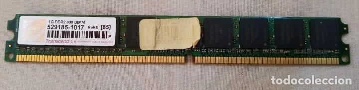 Segunda mano: 1 GB DDR2 RAM Transcend - Foto 1