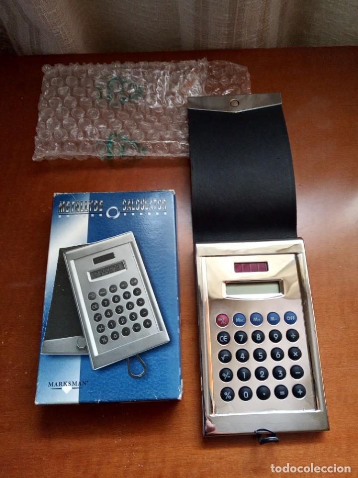 Segunda mano: Calculadora solar Marksman nueva en su caja - Foto 1