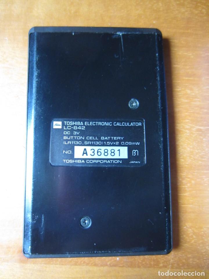 Segunda mano: Calculadora Toshiba LC-842 - Foto 3