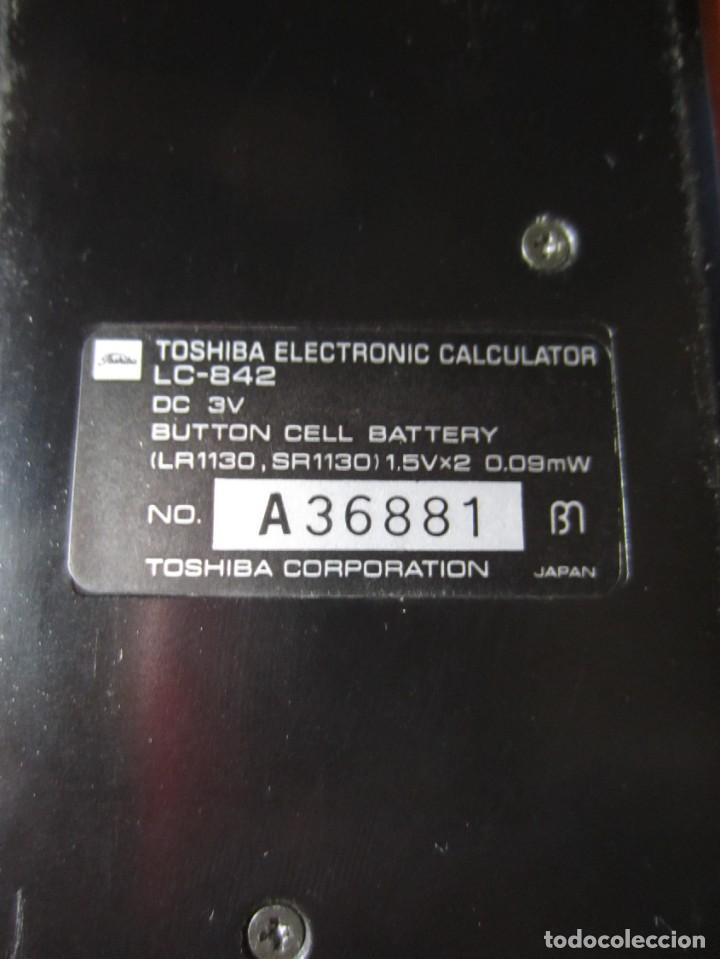 Segunda mano: Calculadora Toshiba LC-842 - Foto 4
