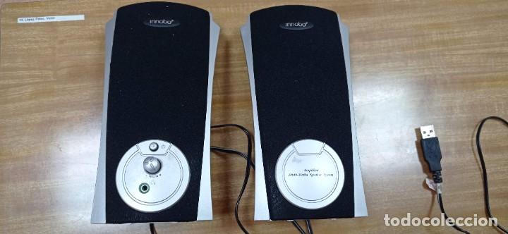 Segunda mano: PAREJA ALTAVOCES INNOBO CON CONEXI&Oacute;N USB - Foto 1